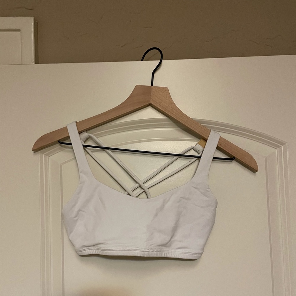 Lululemon White Sports Bra